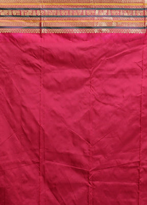 Yellow Kanjivaram Silk Saree With Blouse Piece