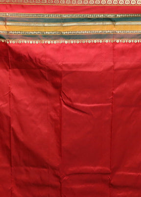 Blue Kanjivaram Silk Saree With Blouse Piece