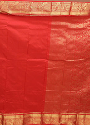 Blue Kanjivaram Silk Saree With Blouse Piece