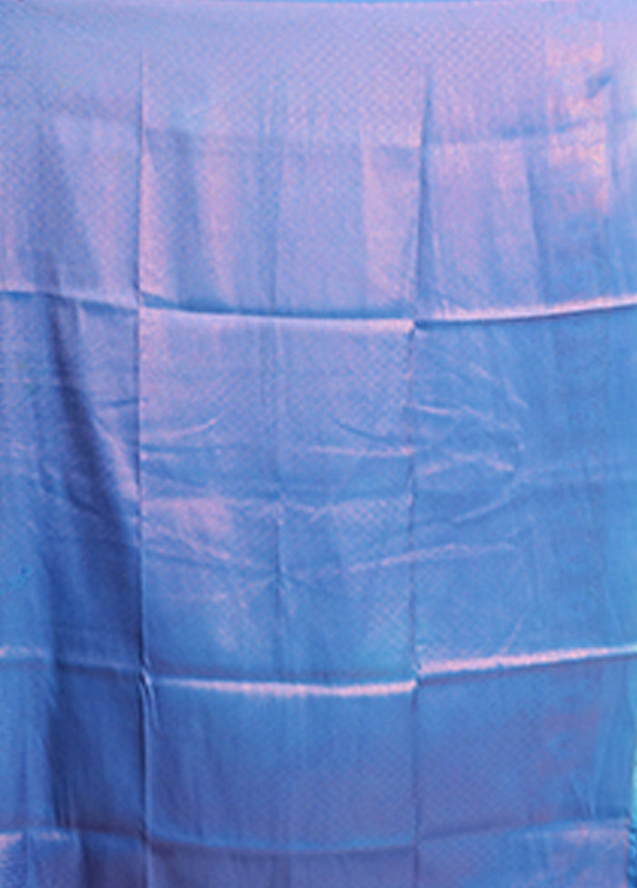 Yellow Dupion Silk Saree With Blouse Piece