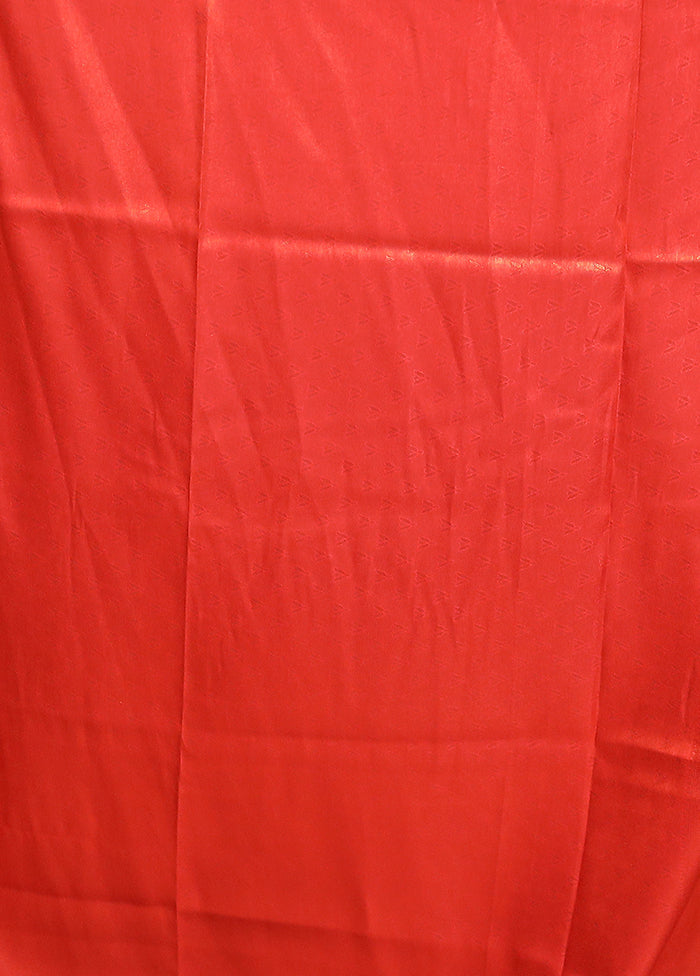 Yellow Dupion Silk Saree With Blouse Piece