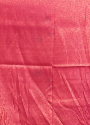 Blue Dupion Silk Saree With Blouse Piece