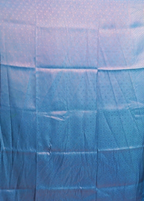 Yellow Dupion Silk Saree With Blouse Piece