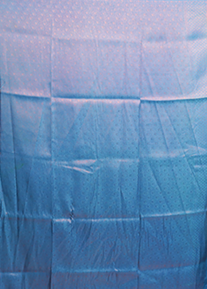 Yellow Dupion Silk Saree With Blouse Piece