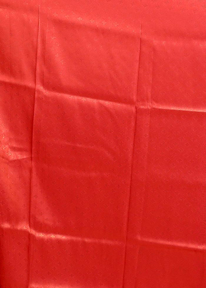 Cream Dupion Silk Saree With Blouse Piece