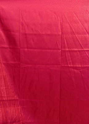Blue Dupion Silk Saree With Blouse Piece