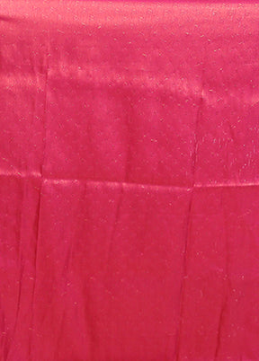 Blue Dupion Silk Saree With Blouse Piece