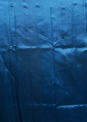 Blue Handloom Dupion Pure Silk Saree With Blouse Piece