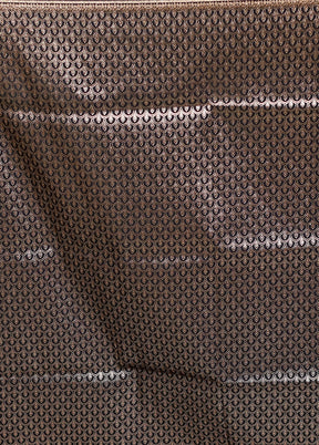 Black Banarasi Silk Saree With Blouse Piece