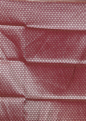 Purple Banarasi Silk Saree With Blouse Piece