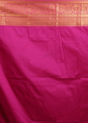Green Kanjivaram Silk Saree With Blouse Piece
