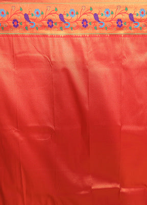 Green Kanjivaram Silk Saree With Blouse Piece