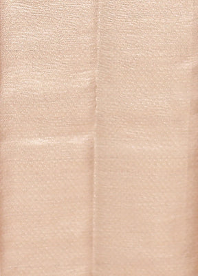 Pink Tissue Silk Saree With Blouse Piece