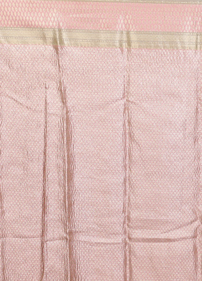 Green Tissue Silk Saree With Blouse Piece