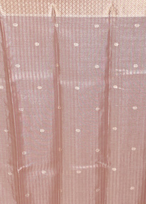 Purple Tissue Silk Saree With Blouse Piece