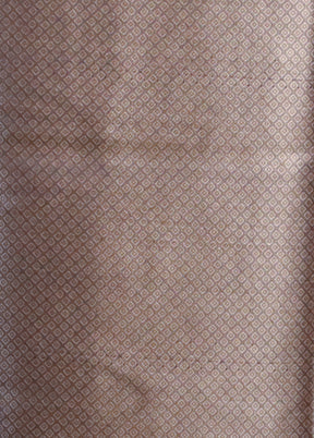 Blue Kora Silk Saree With Blouse Piece