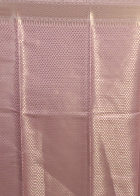Purple Kora Silk Saree With Blouse Piece