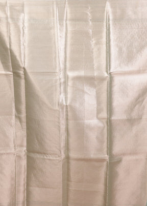 Green Organza Saree With Blouse Piece