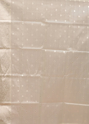 Green Organza Saree With Blouse Piece