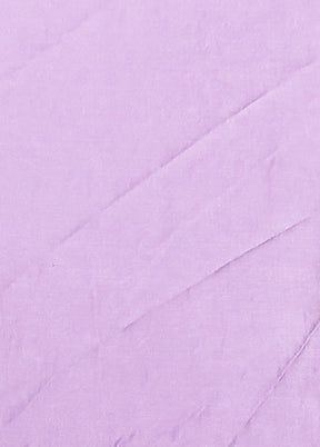 Purple Handloom Dupion Pure Silk Saree With Blouse Piece