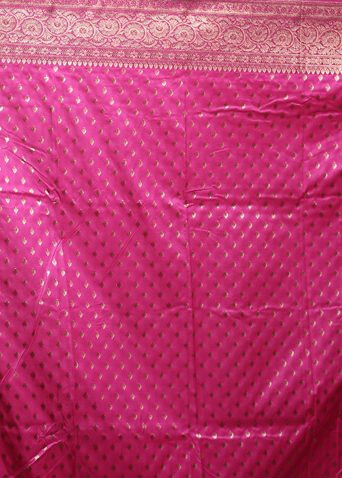 Yellow Katan Silk Saree With Blouse Piece