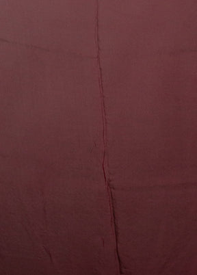 Brown Handloom Pure Georgette Saree With Blouse Piece