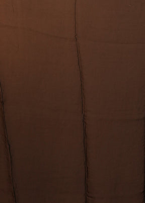 Black Handloom Pure Georgette Saree With Blouse Piece