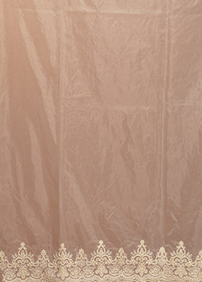 White Handloom Pure Organza Saree With Blouse Piece