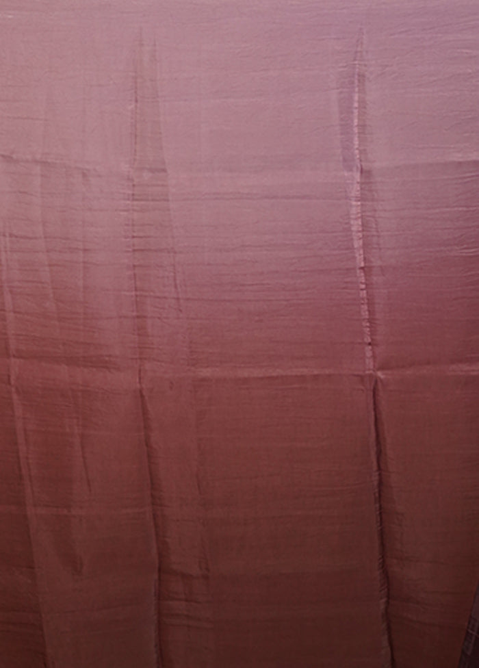 Purple Tissue Silk Saree With Blouse Piece