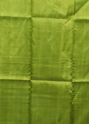 Green Printed Pure Silk Saree Without Blouse Piece