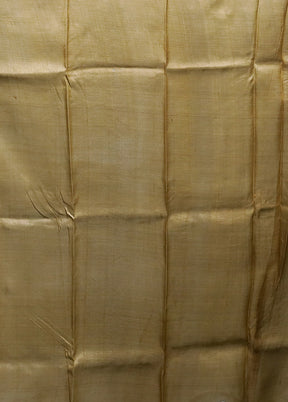 Multicolor Handloom Tussar Pure Silk Saree With Blouse Piece