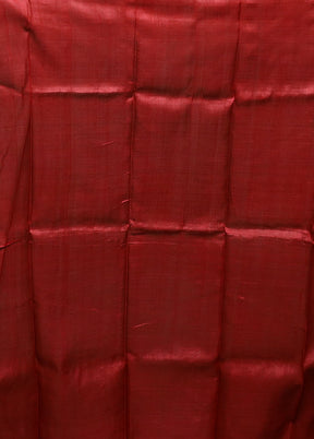 Multicolor Handloom Tussar Pure Silk Saree With Blouse Piece