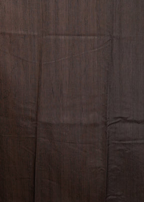 Black Tussar Silk Saree With Blouse Piece