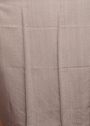 Pink Tussar Silk Saree With Blouse Piece