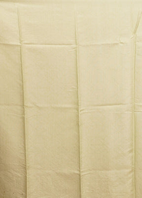 Green Tussar Silk Saree With Blouse Piece