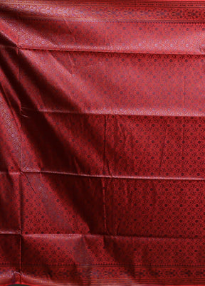 Green Handloom Jamewar Pure Silk Saree With Blouse Piece