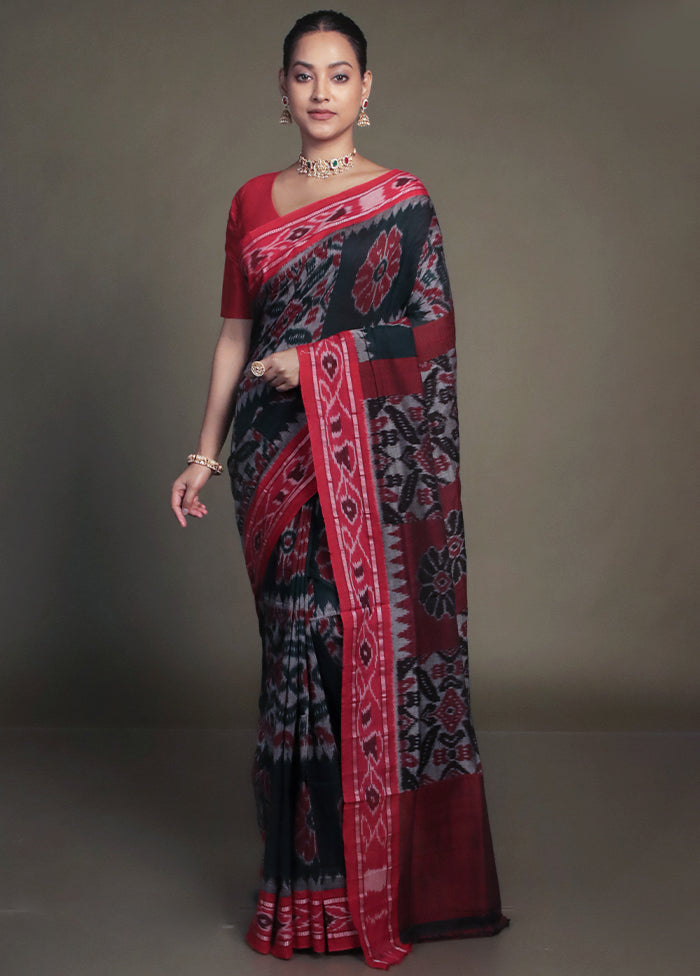 Green Bomkai Silk Saree Without Blouse Piece