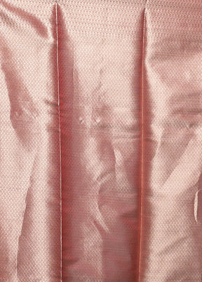 Pink Kota Cotton Saree With Blouse Piece
