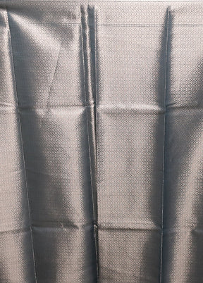 Blue Kota Cotton Saree With Blouse Piece