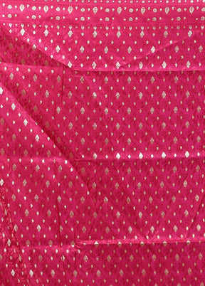 Pink Tanchoi Silk Saree With Blouse Piece