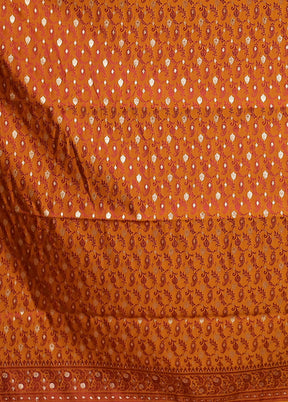 Green Tanchoi Silk Saree With Blouse Piece