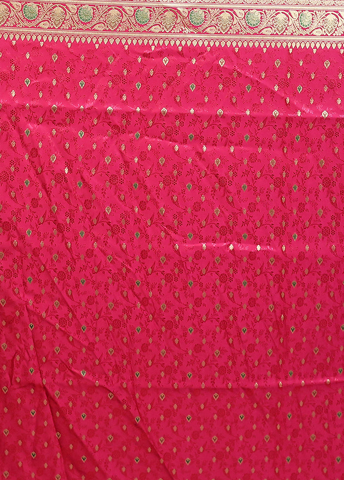 Blue Handloom Tanchoi Pure Silk Saree With Blouse Piece