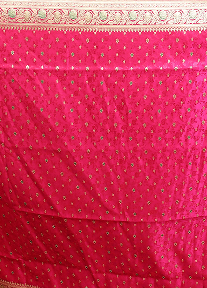 Yellow Handloom Tanchoi Pure Silk Saree With Blouse Piece