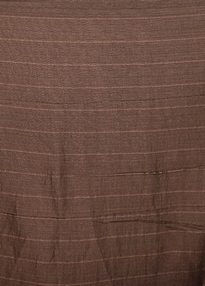 Black Matka Silk Saree With Blouse Piece