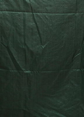 Green Dupion Silk Saree With Blouse Piece