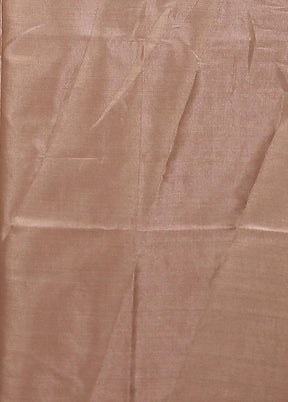 Cream Tissue Silk Saree With Blouse Piece