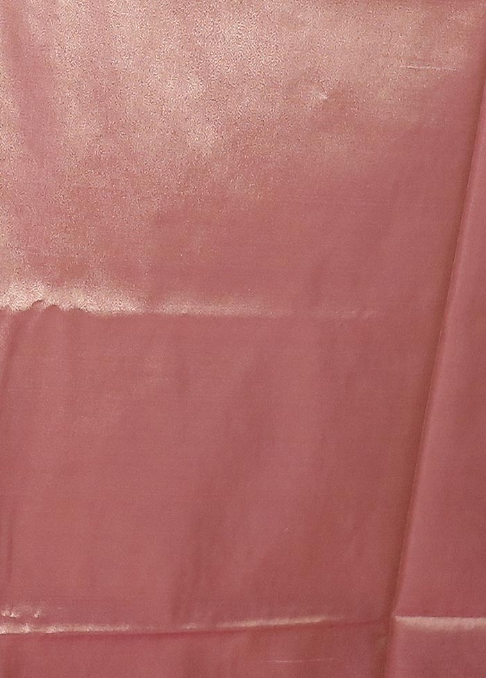 Purple Tissue Silk Saree With Blouse Piece