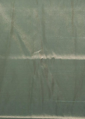Green Tissue Silk Saree With Blouse Piece