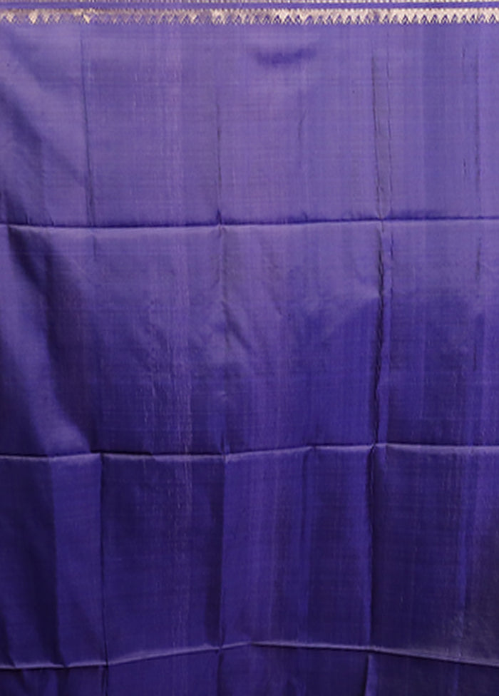 Pink Kalakshetra Pure Silk Saree With Blouse Piece