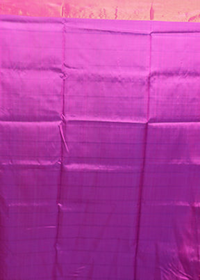 Green Kalakshetra Silk Saree With Blouse Piece